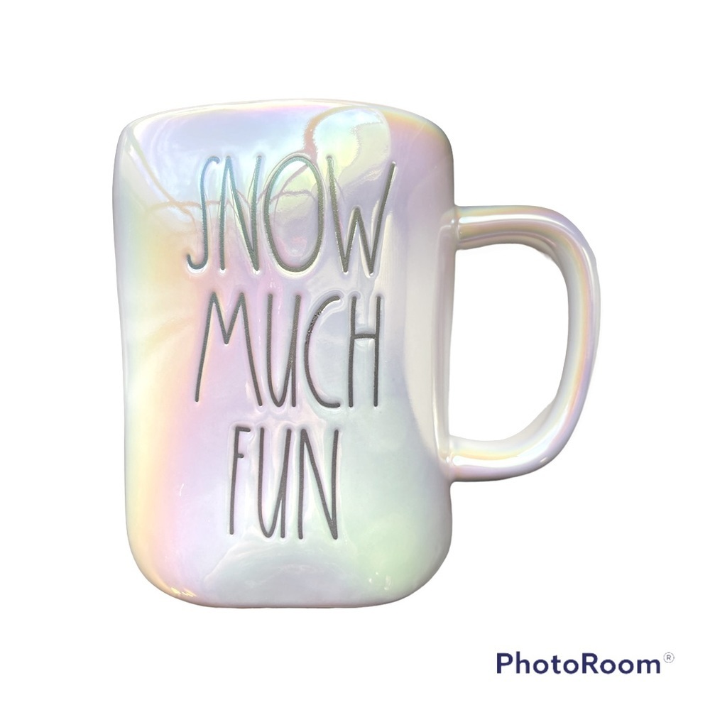 Rae Dunn | Iridescent “Snow Much Fun” Mug